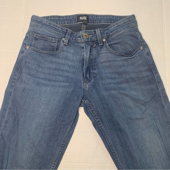 Men's Paige Federal Straight Slim Jeans Size 28 Flaws - Picture 6 of 11